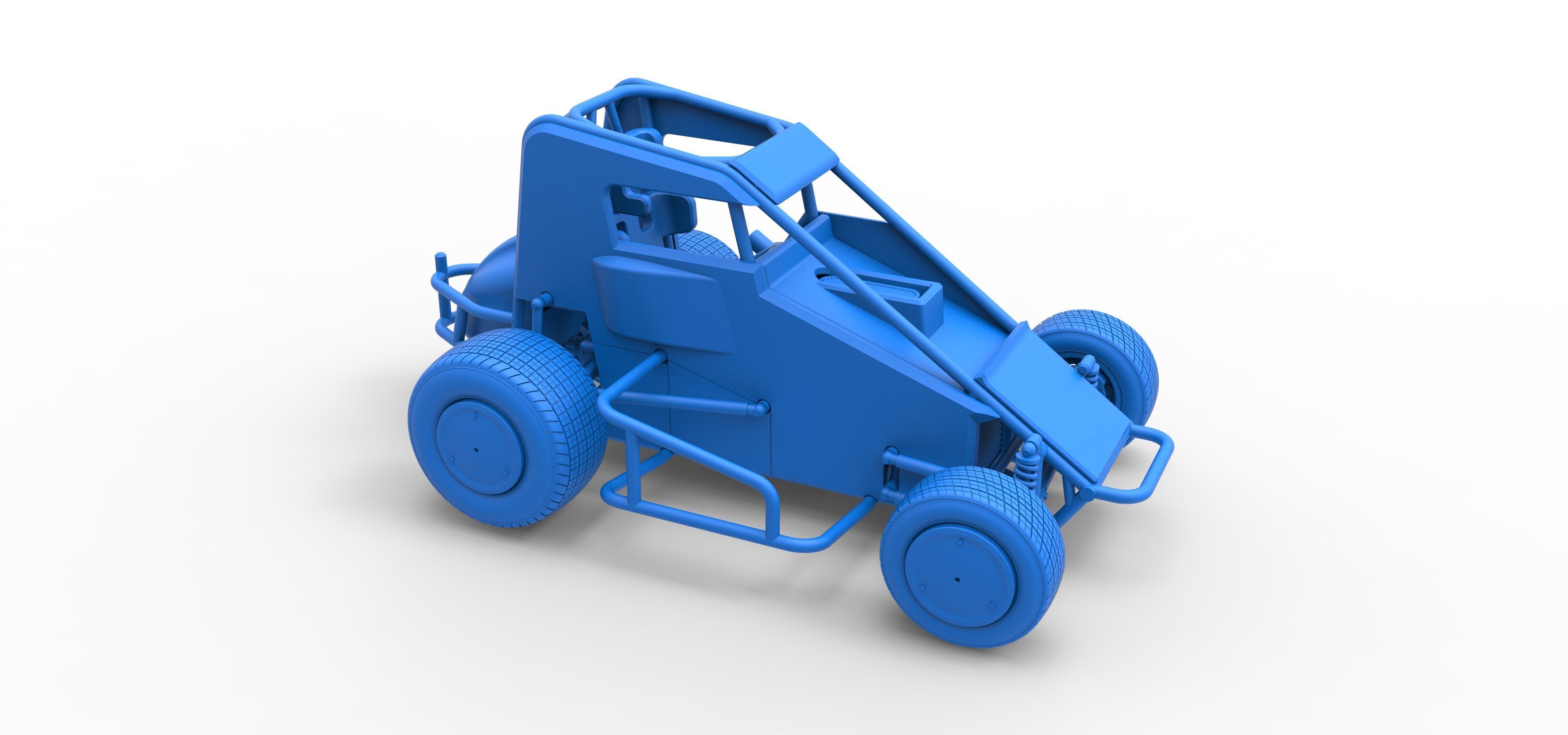 Midget car Scale 1 to 25 3D print model_51