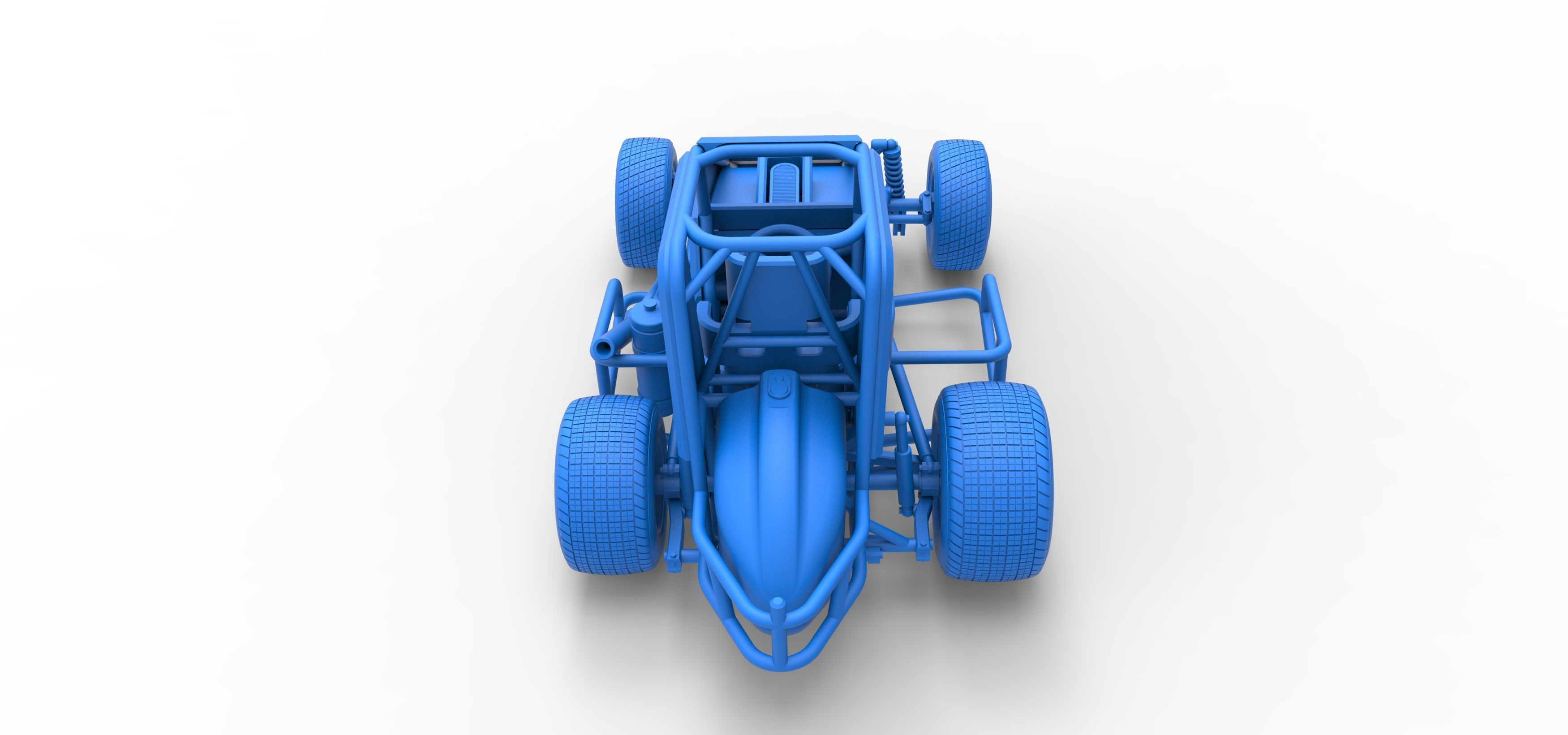 Midget car Scale 1 to 25 3D print model_44