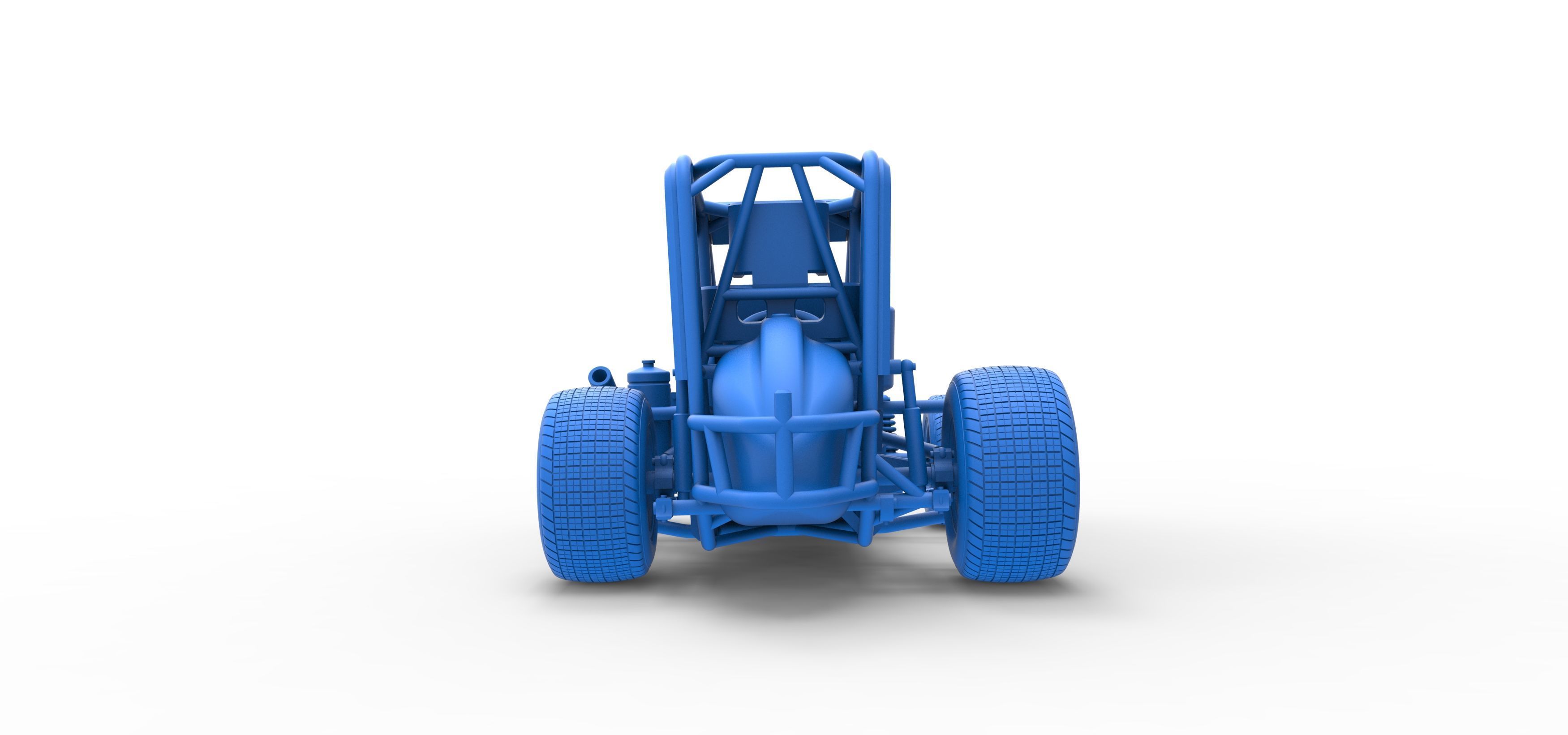 Midget car Scale 1 to 25 3D print model_43