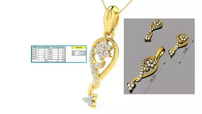 Luxury in Every Sparkle Ladies Diamond Pendant Sets