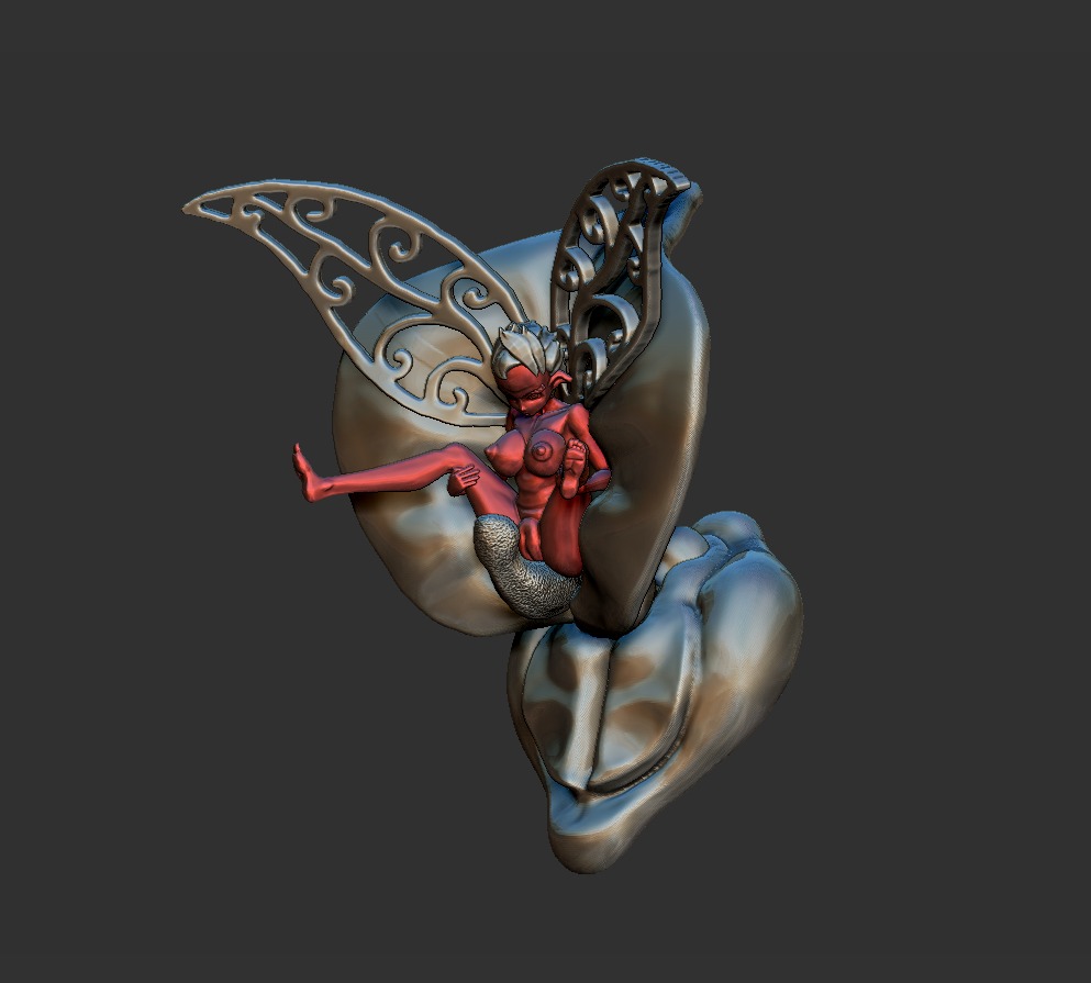 fairy secret life 2 3D print model_2