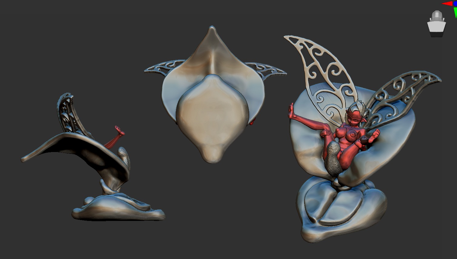 fairy secret life 2 3D print model_3