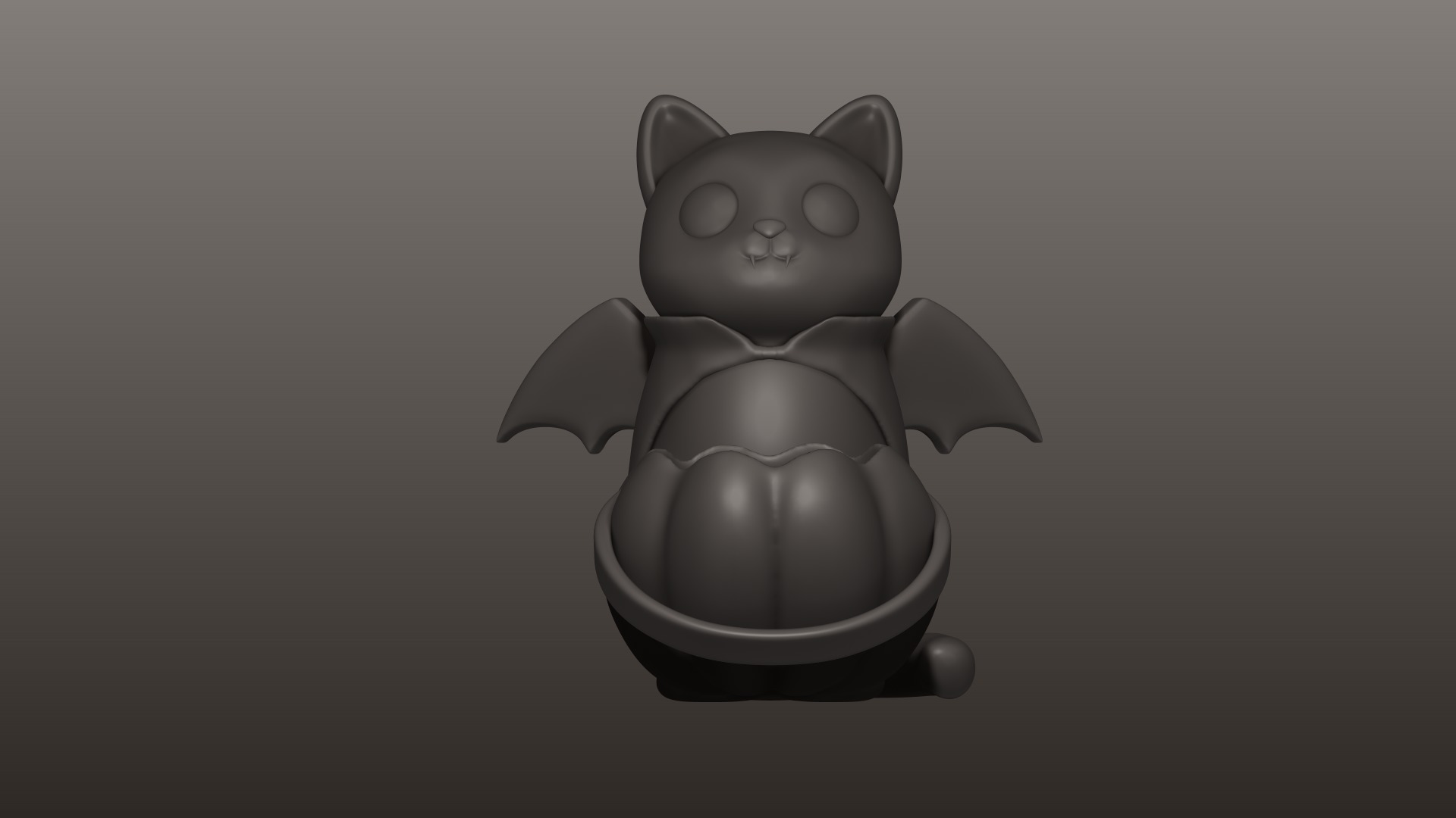 Vampire Cat 3D print model_6