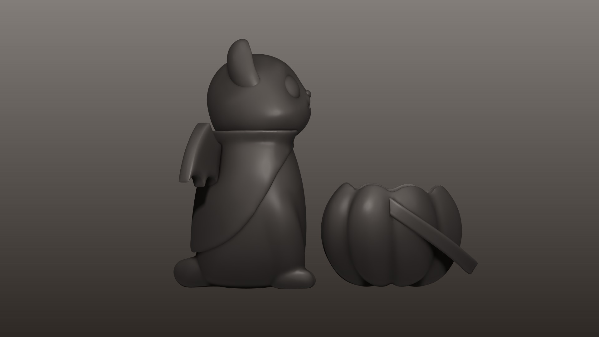 Vampire Cat 3D print model_8