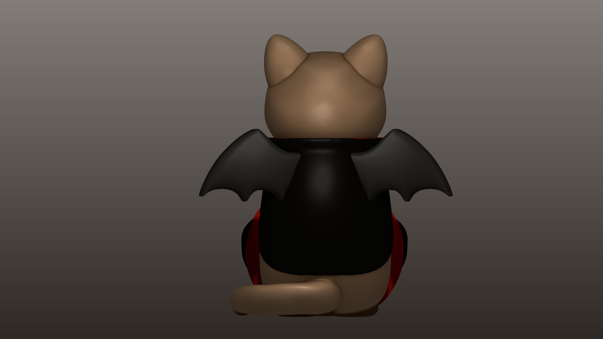 Vampire Cat 3D print model_2