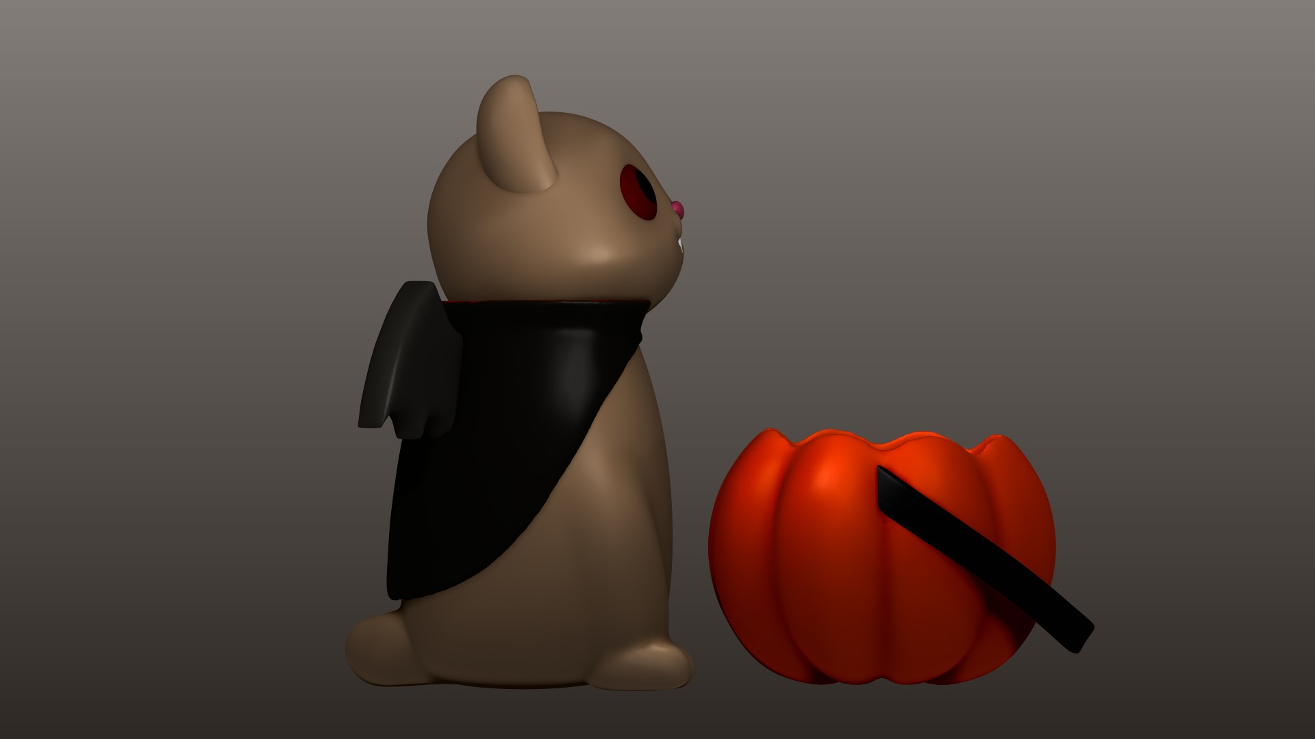 Vampire Cat 3D print model_4