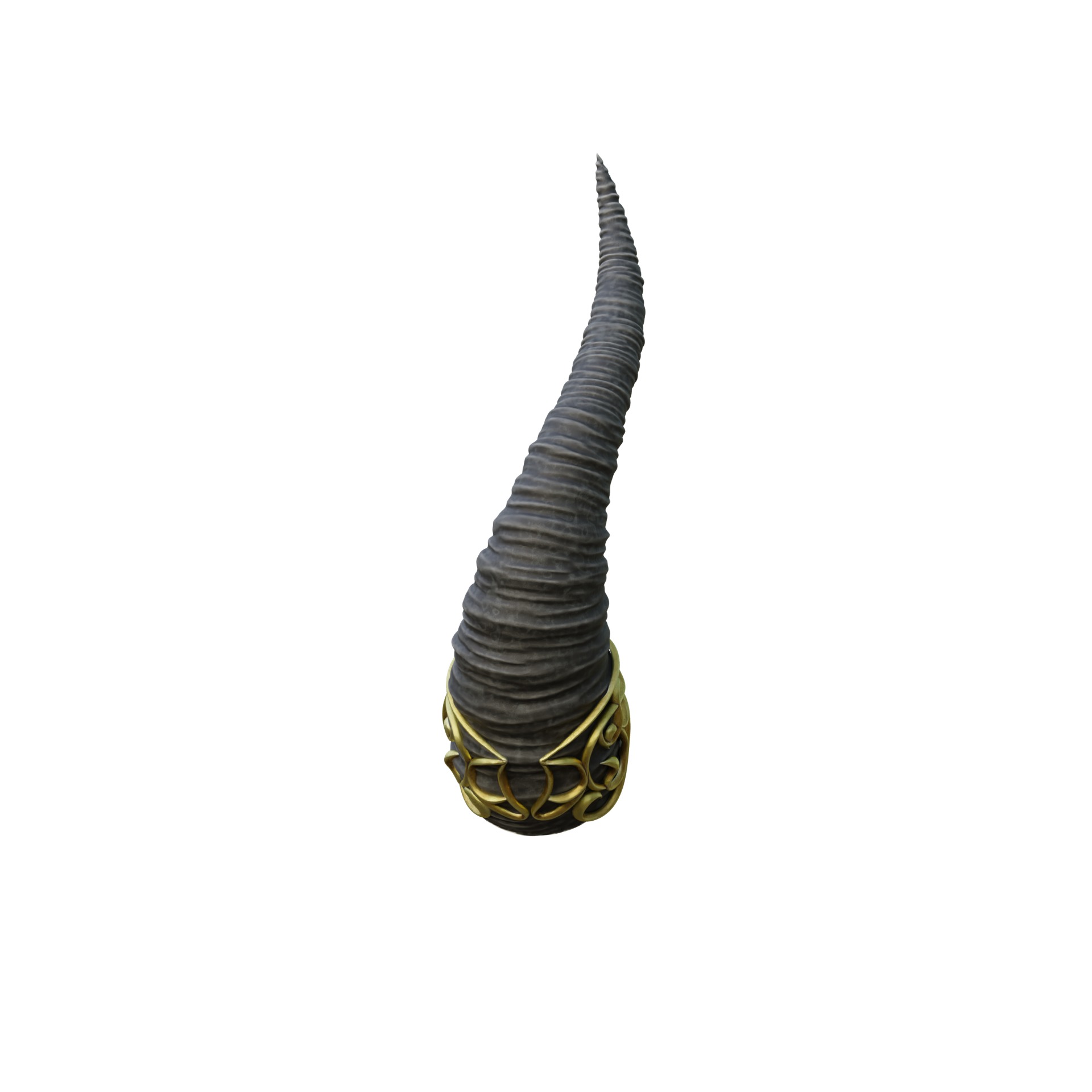 Fantasy Horns with Ornament Cosplay Set 3D print model_15