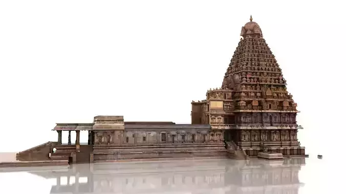 thanjavur brihadeeswarar temple 3d model 3D model