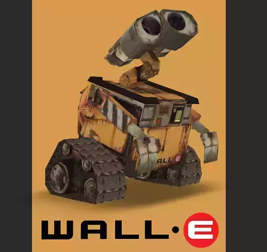 WALL-E 2008 Low-poly 3D model