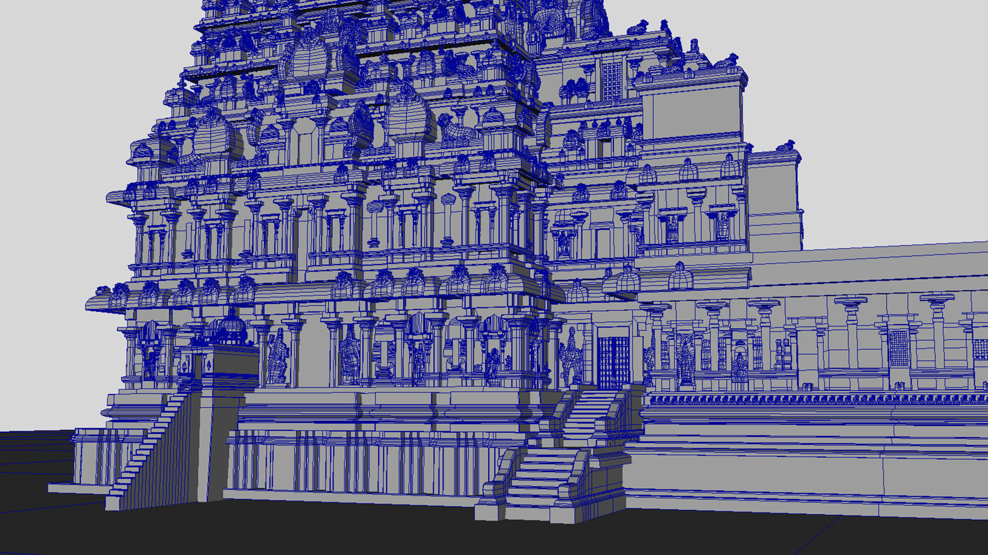 thanjavur brihadeeswarar temple 3d model 3D model_22
