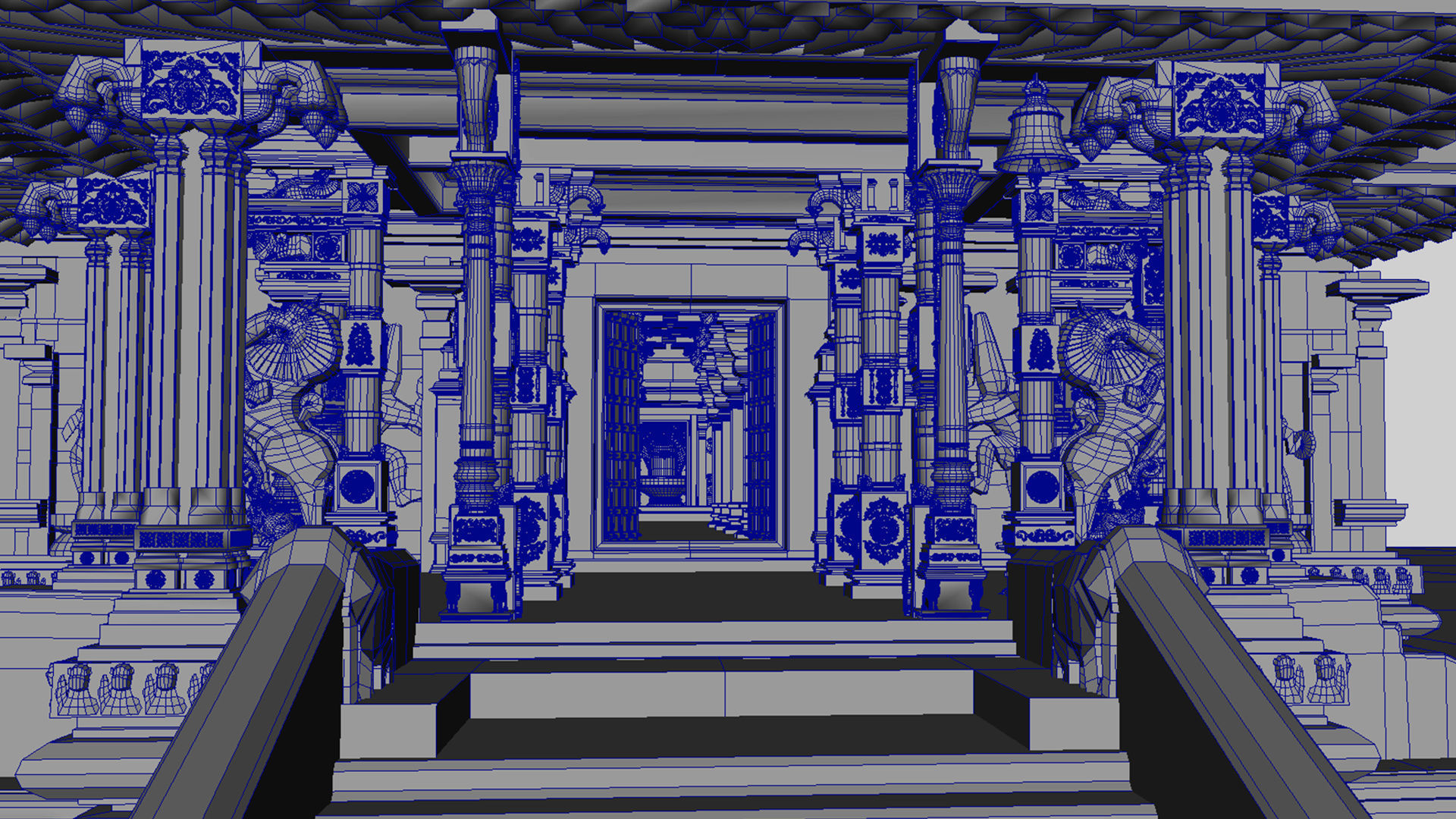 thanjavur brihadeeswarar temple 3d model 3D model_20