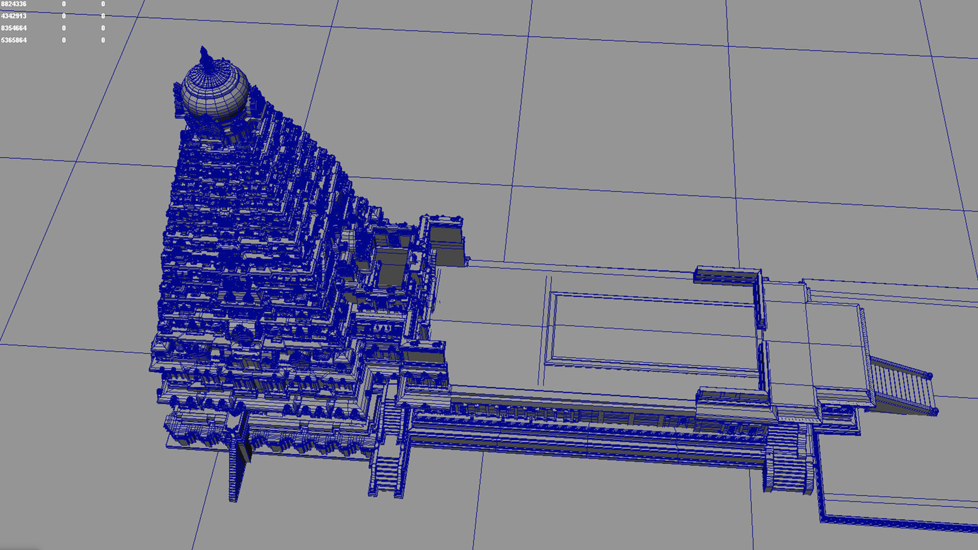 thanjavur brihadeeswarar temple 3d model 3D model_13