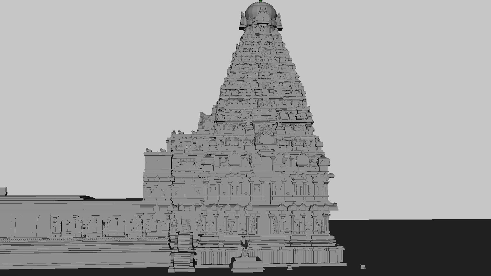 thanjavur brihadeeswarar temple 3d model 3D model_36