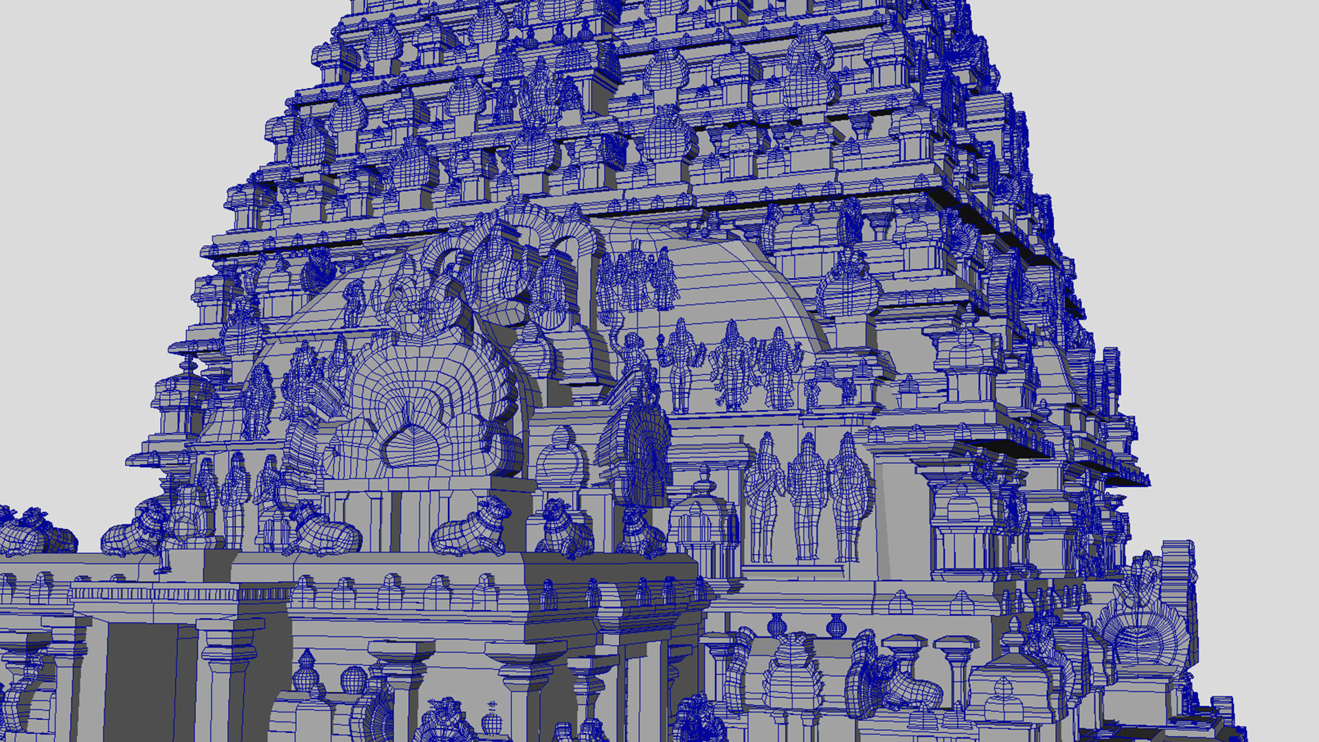 thanjavur brihadeeswarar temple 3d model 3D model_18