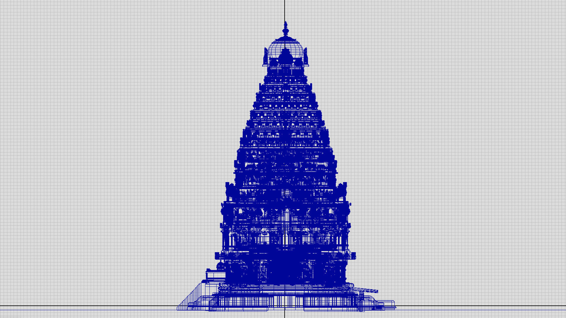 thanjavur brihadeeswarar temple 3d model 3D model_29