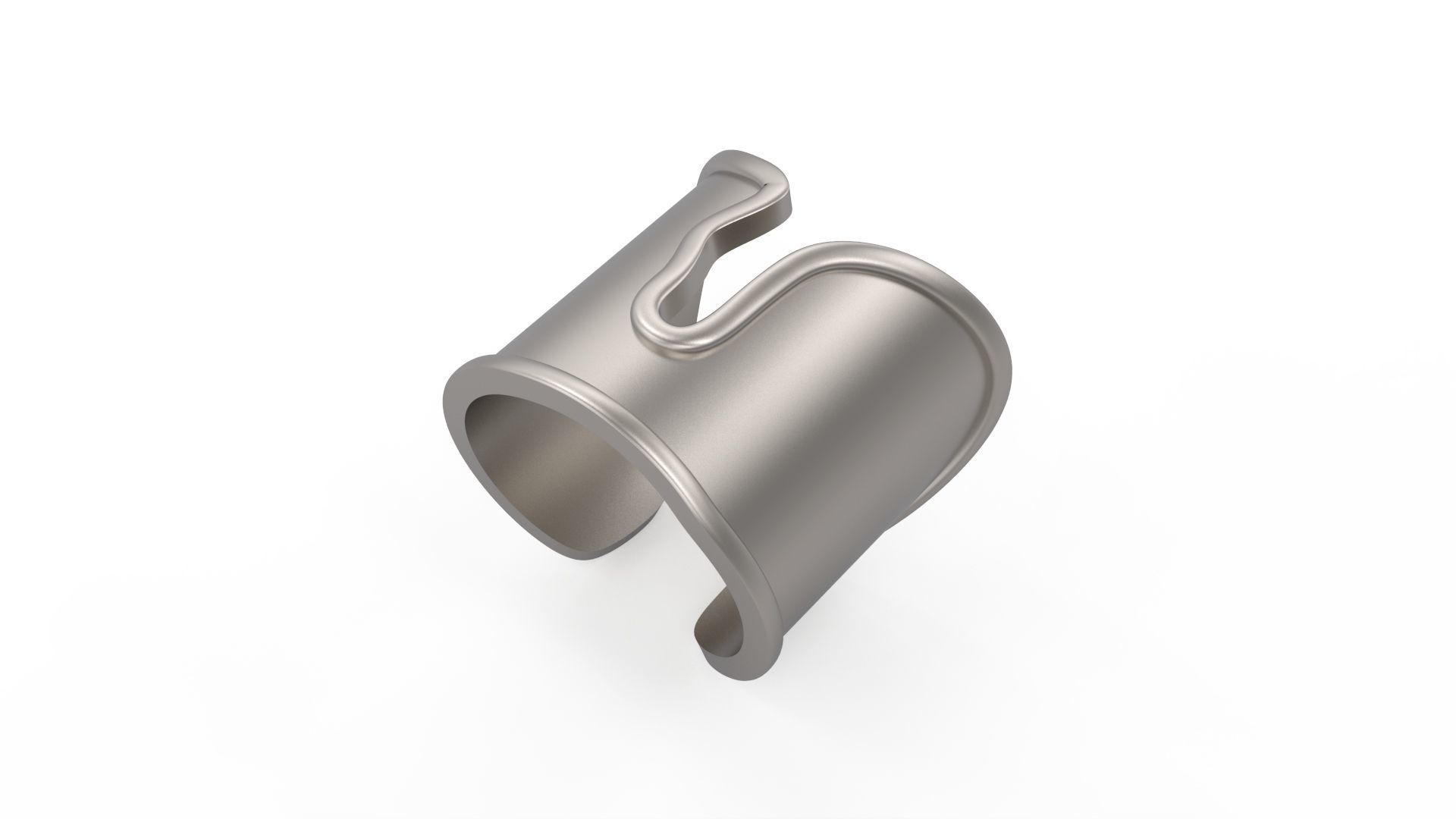 Model 1109  Tiffany Split Ring 5-10 US Sizes 3D print model_1