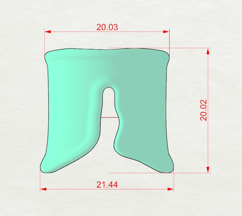 Model 1109  Tiffany Split Ring 5-10 US Sizes 3D print model_10