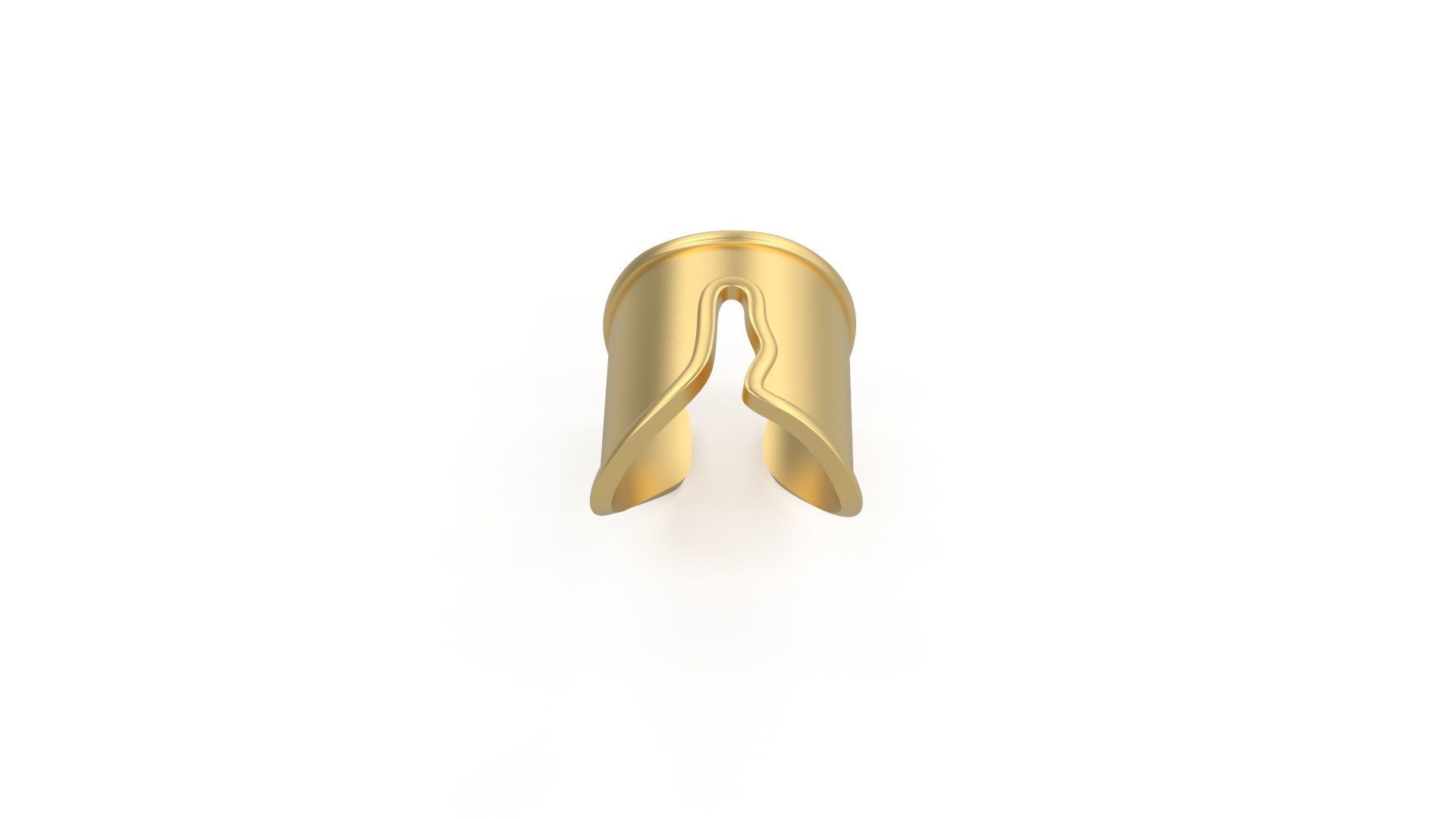 Model 1109  Tiffany Split Ring 5-10 US Sizes 3D print model_3