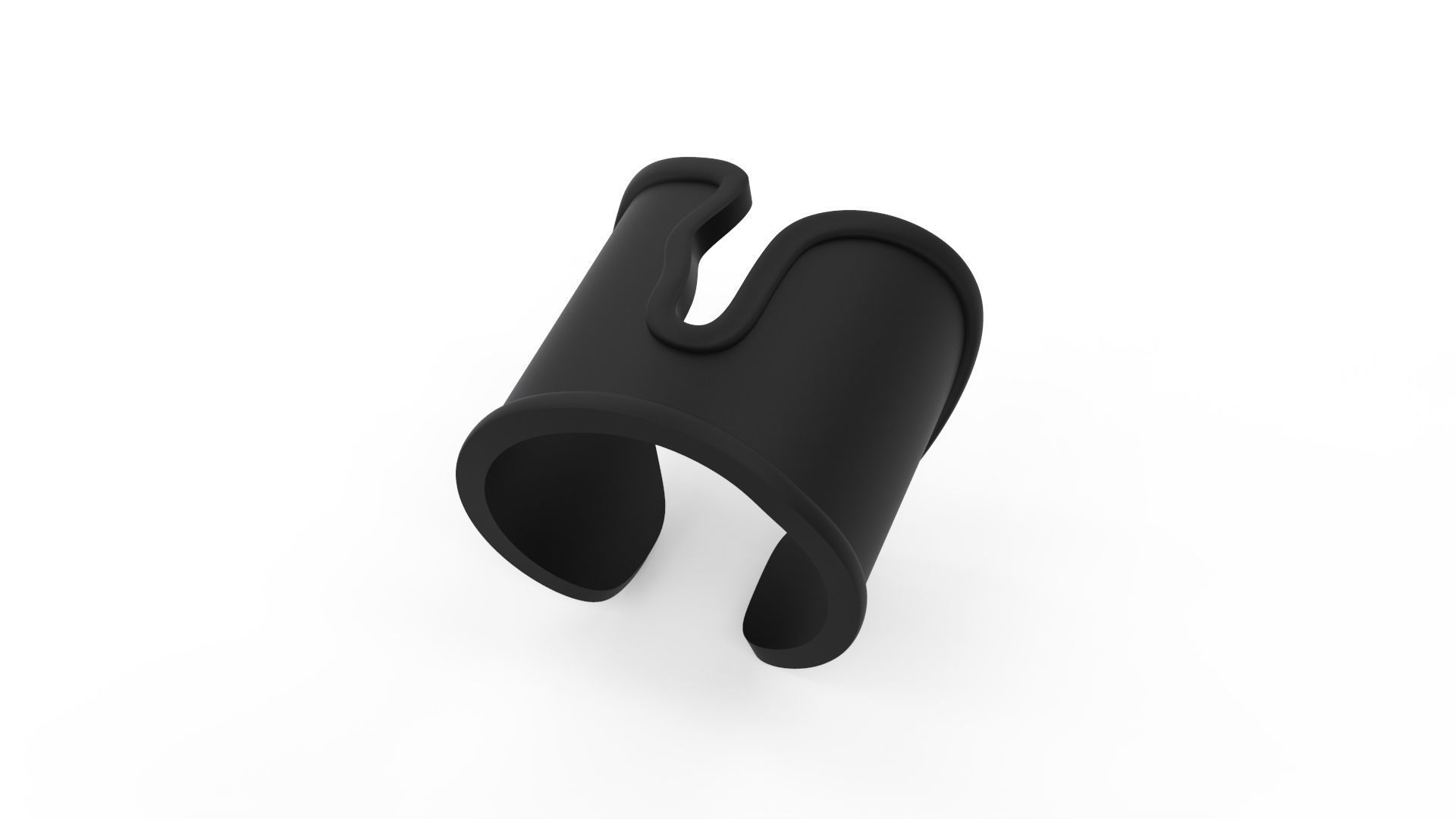 Model 1109  Tiffany Split Ring 5-10 US Sizes 3D print model_8