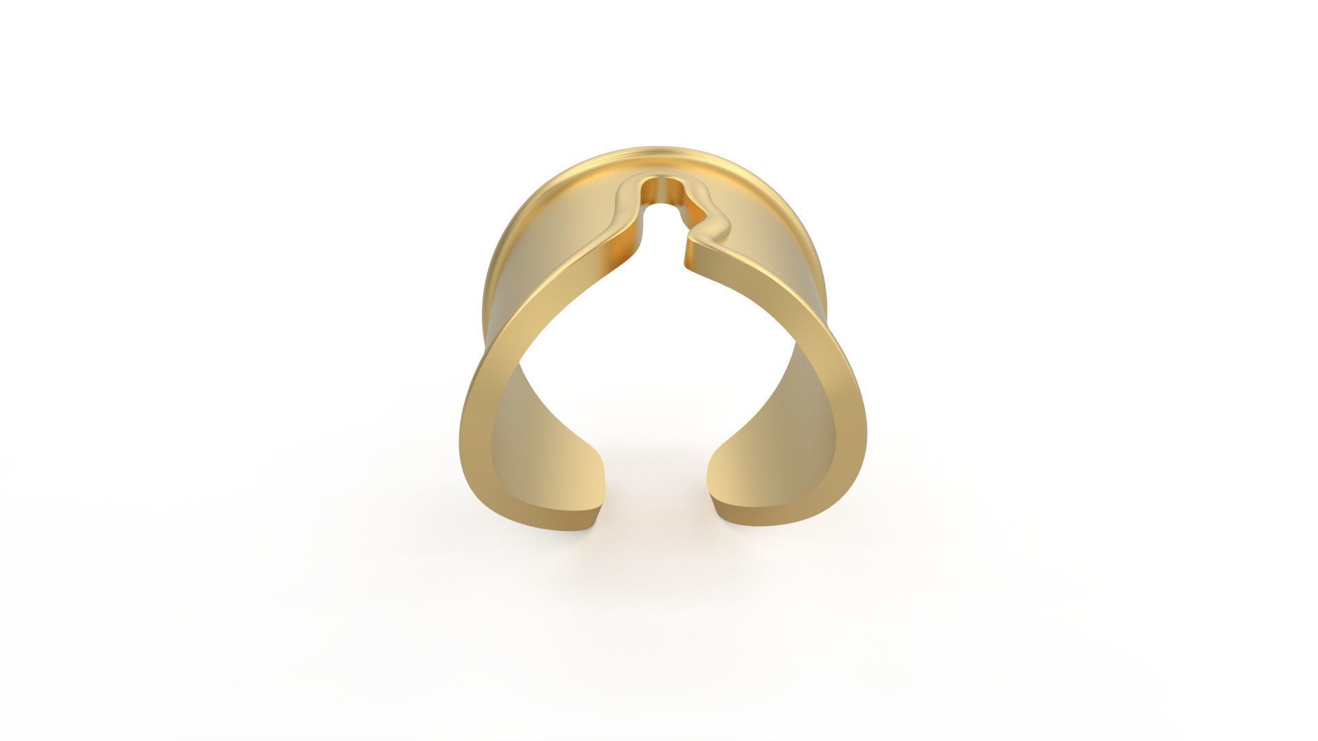Model 1109  Tiffany Split Ring 5-10 US Sizes 3D print model_5