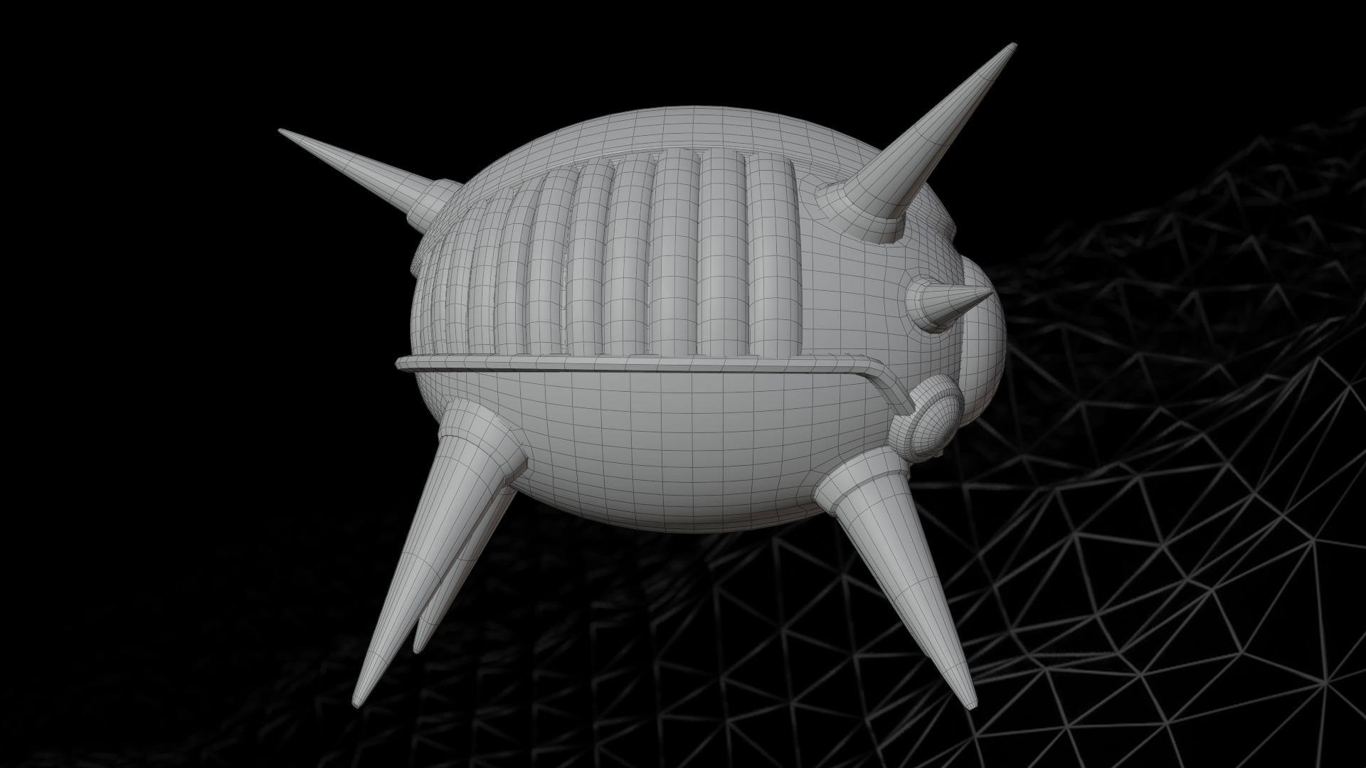 Namek Spaceship Free 3D model_3