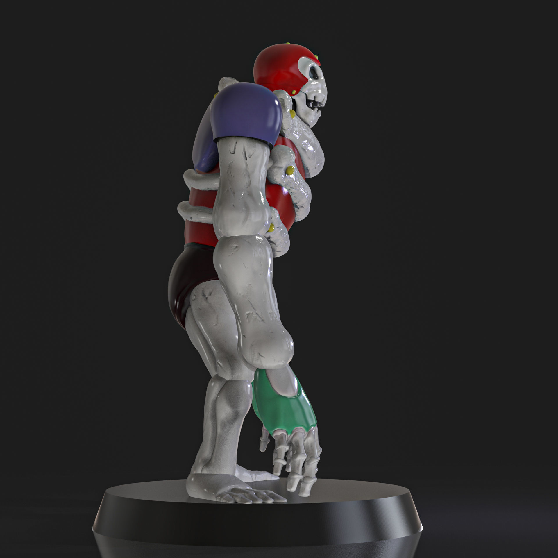 Skeleton 07 Mazinger Z 3D print model_6