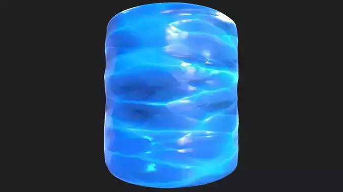 Seamless Sapphire customizable PBR material textures Texture