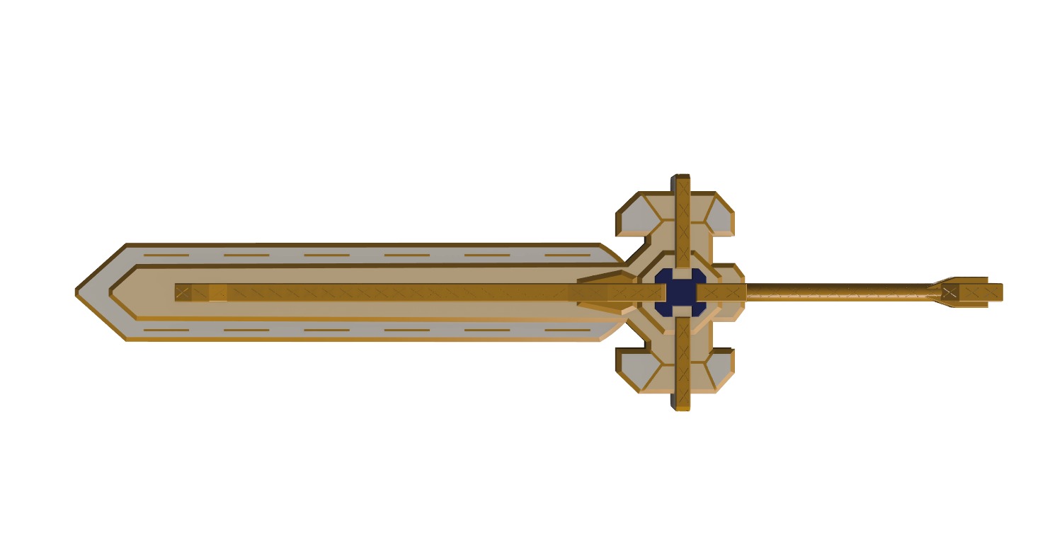 Ultimate overlord mega magic sword - Genshin Impact 3D print model_1