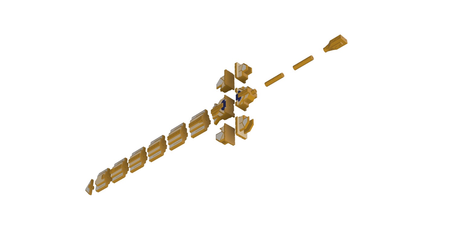 Ultimate overlord mega magic sword - Genshin Impact 3D print model_13