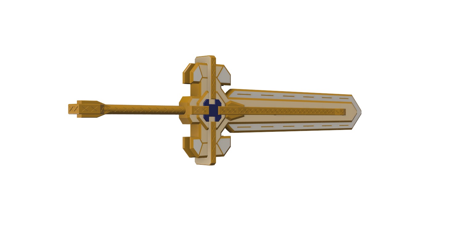 Ultimate overlord mega magic sword - Genshin Impact 3D print model_24