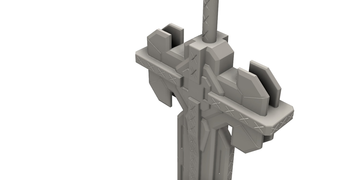 Ultimate overlord mega magic sword - Genshin Impact 3D print model_8