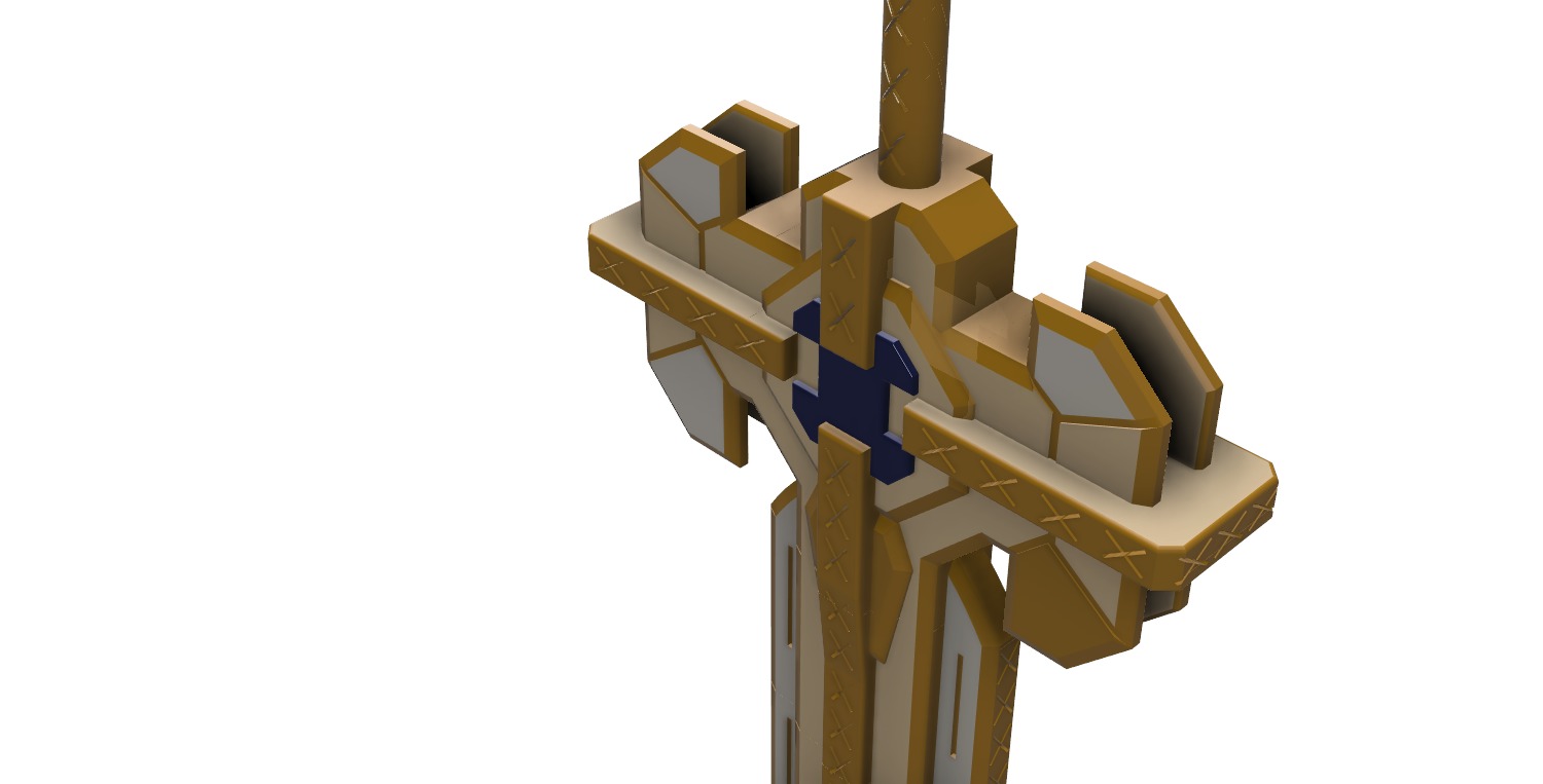 Ultimate overlord mega magic sword - Genshin Impact 3D print model_10