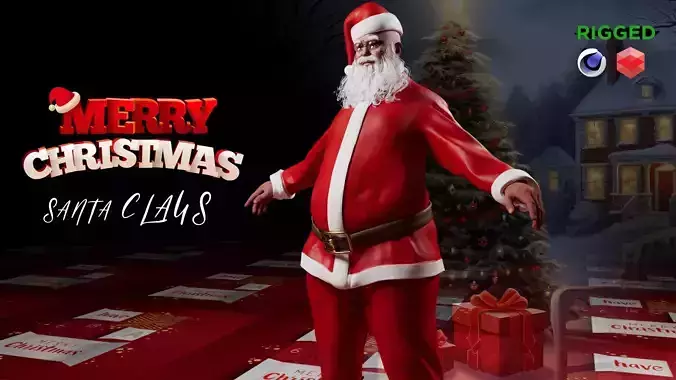 SANTA CLAUS RIGGED