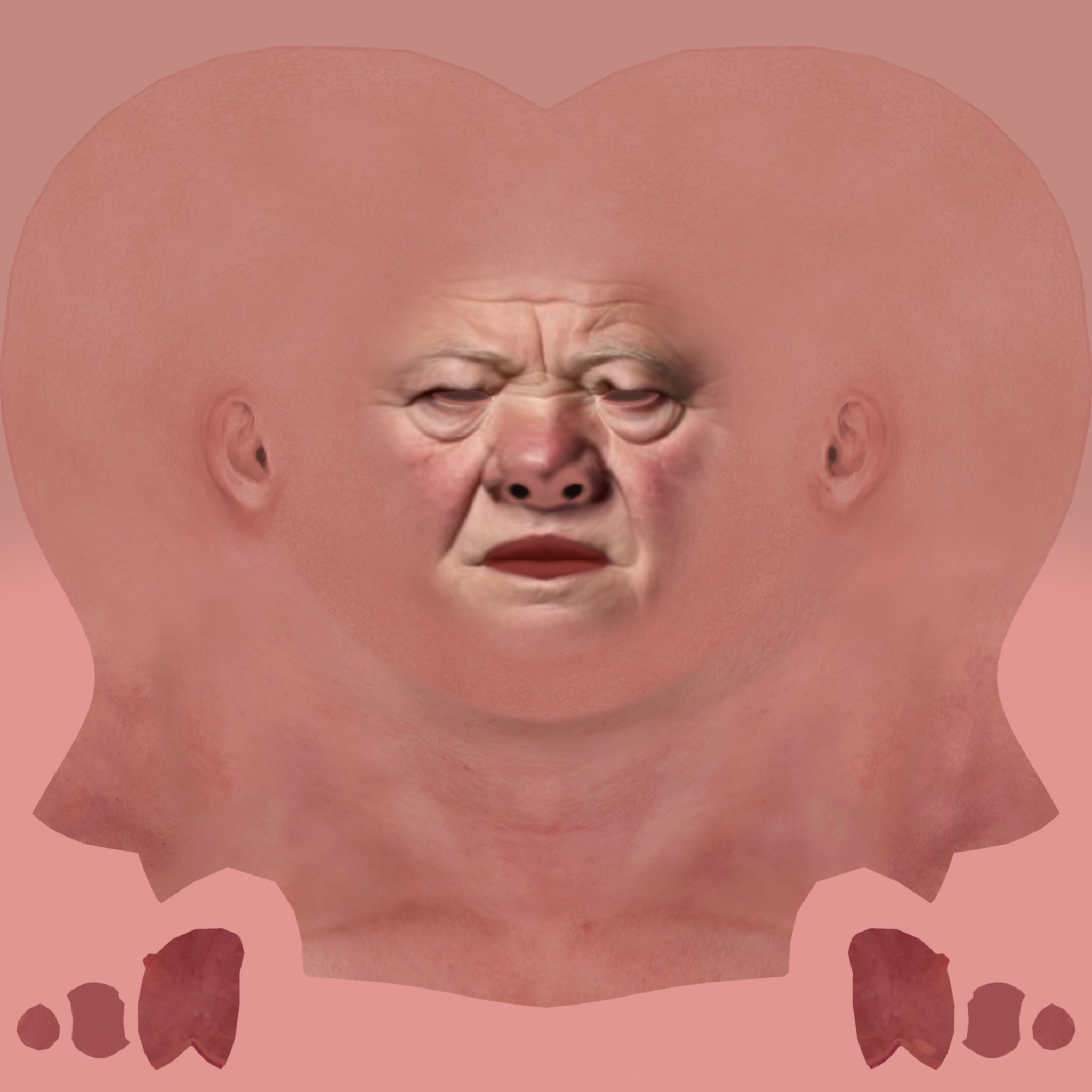 SANTA CLAUS RIGGED Low-poly 3D model_33