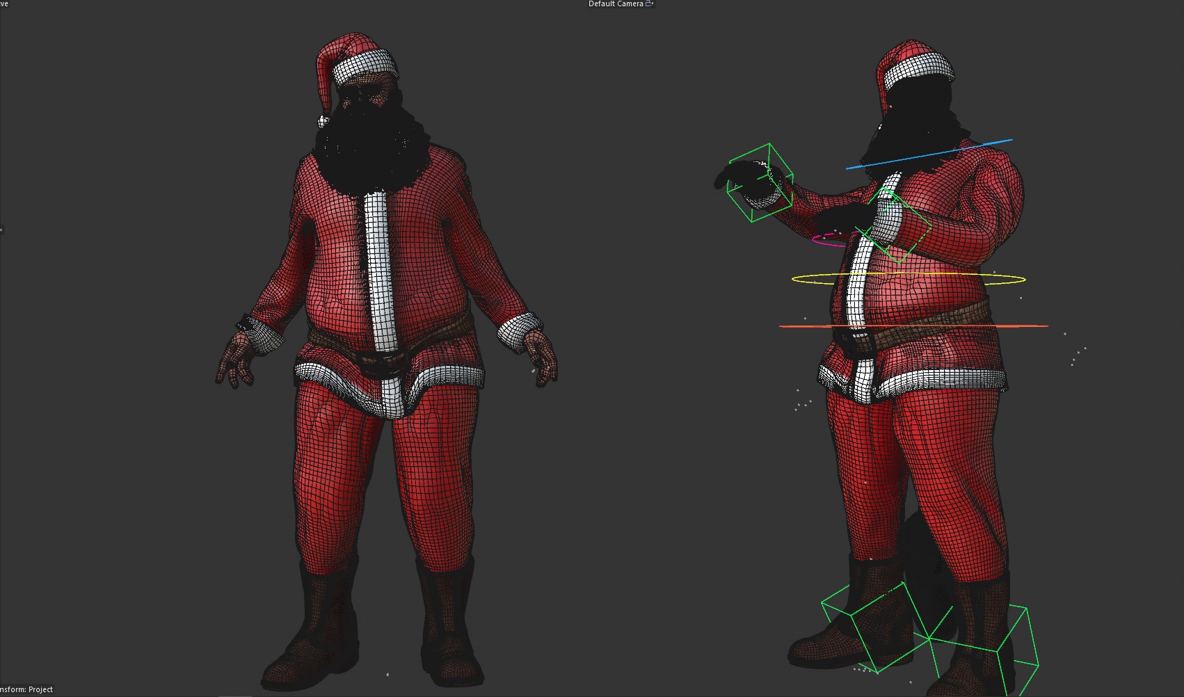 SANTA CLAUS RIGGED Low-poly 3D model_11