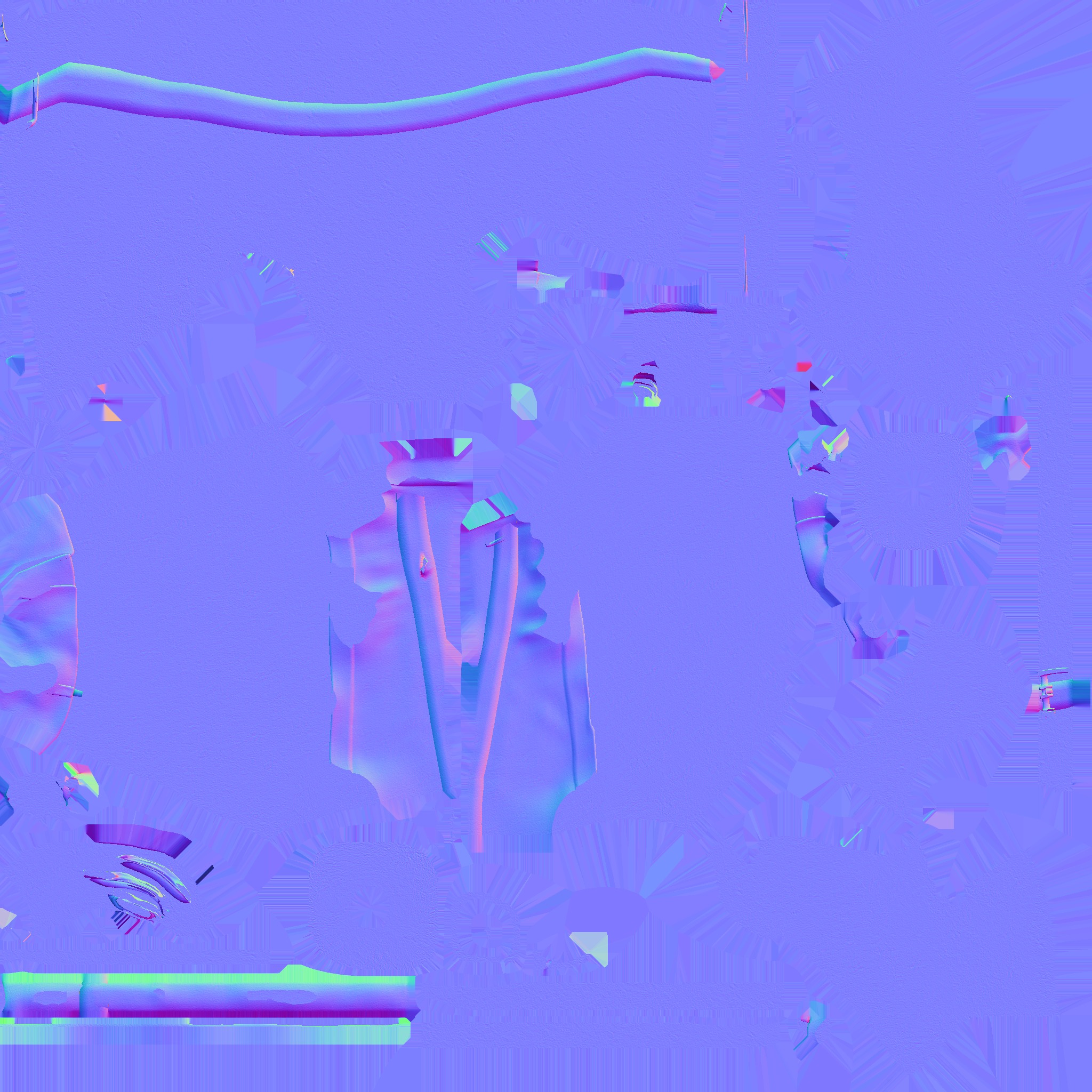 SANTA CLAUS RIGGED Low-poly 3D model_38