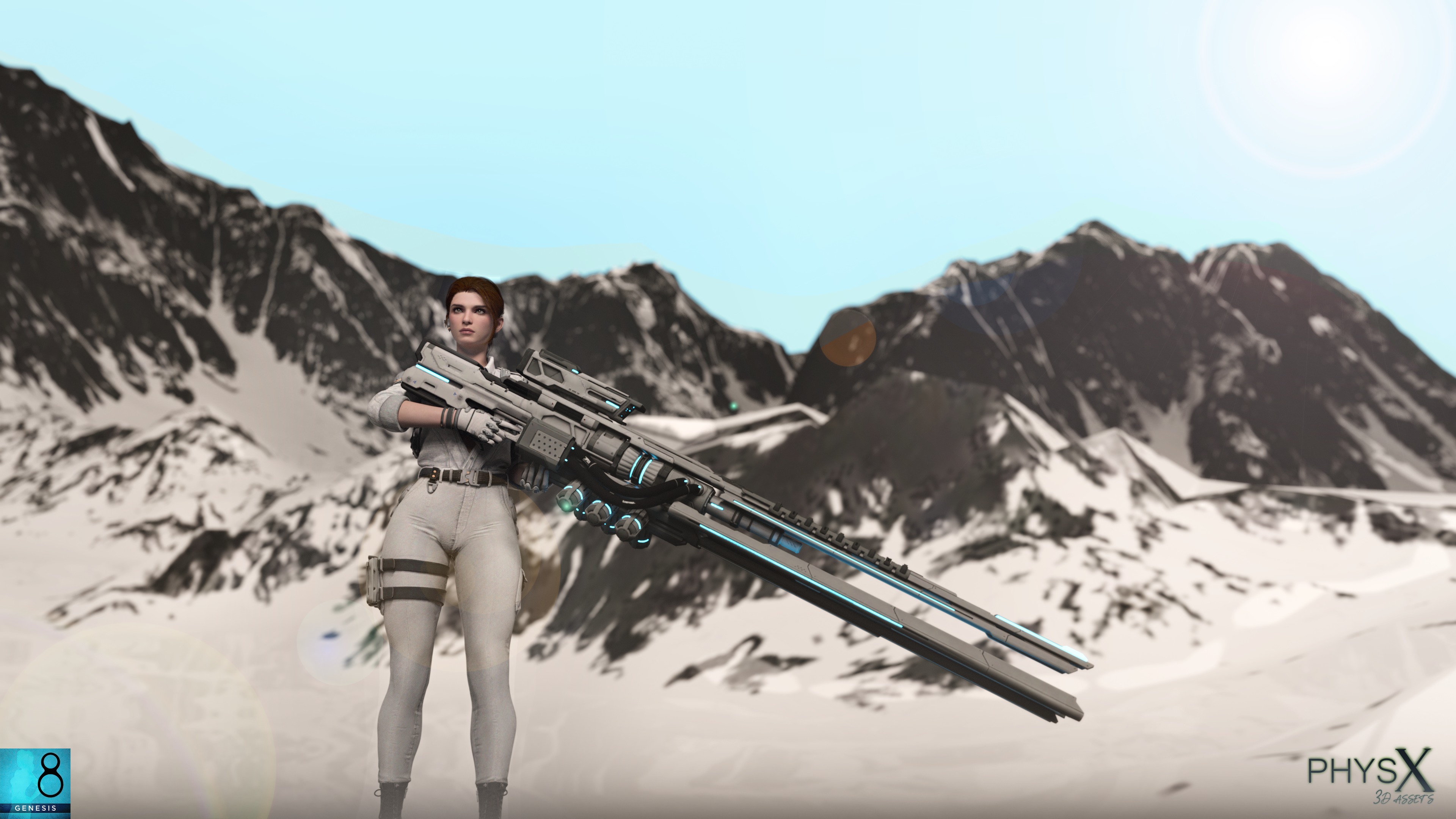 The First Descendant - Hailey Scott G8F Low-poly 3D model_2