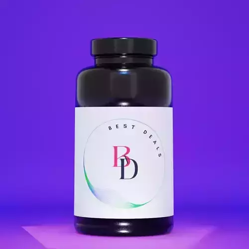 High-Quality Supplement Bottle 3D Model