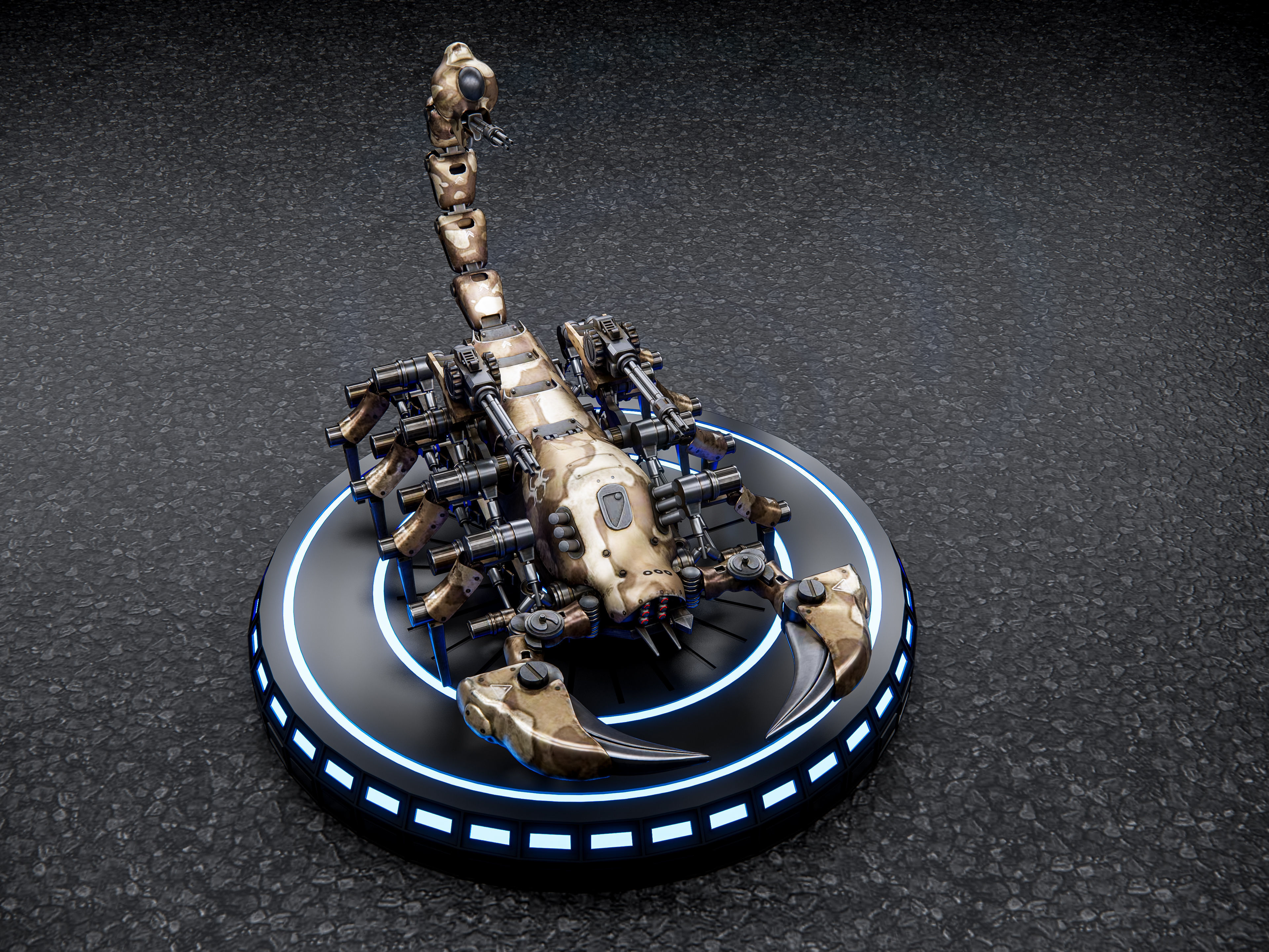 Bionic Scorpion 3D model_2