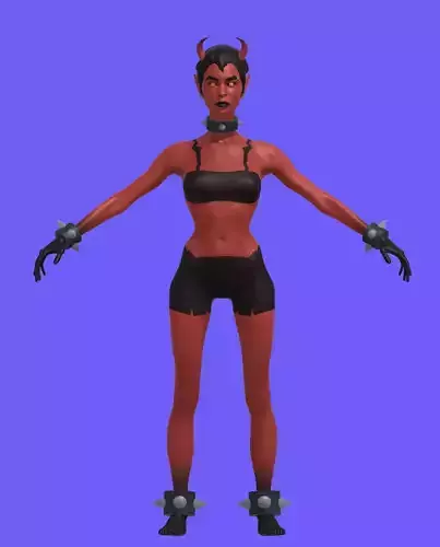 Devil Girl character  3D model