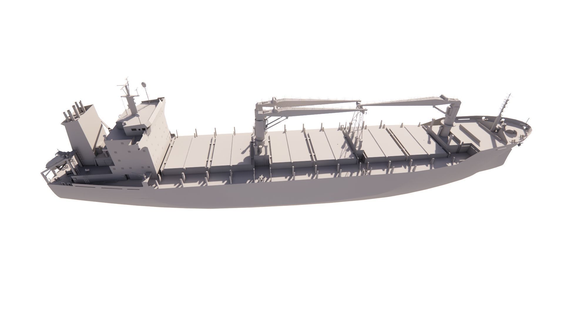 collection ships-Bulk carrier ship-tanker ship 3D model_17