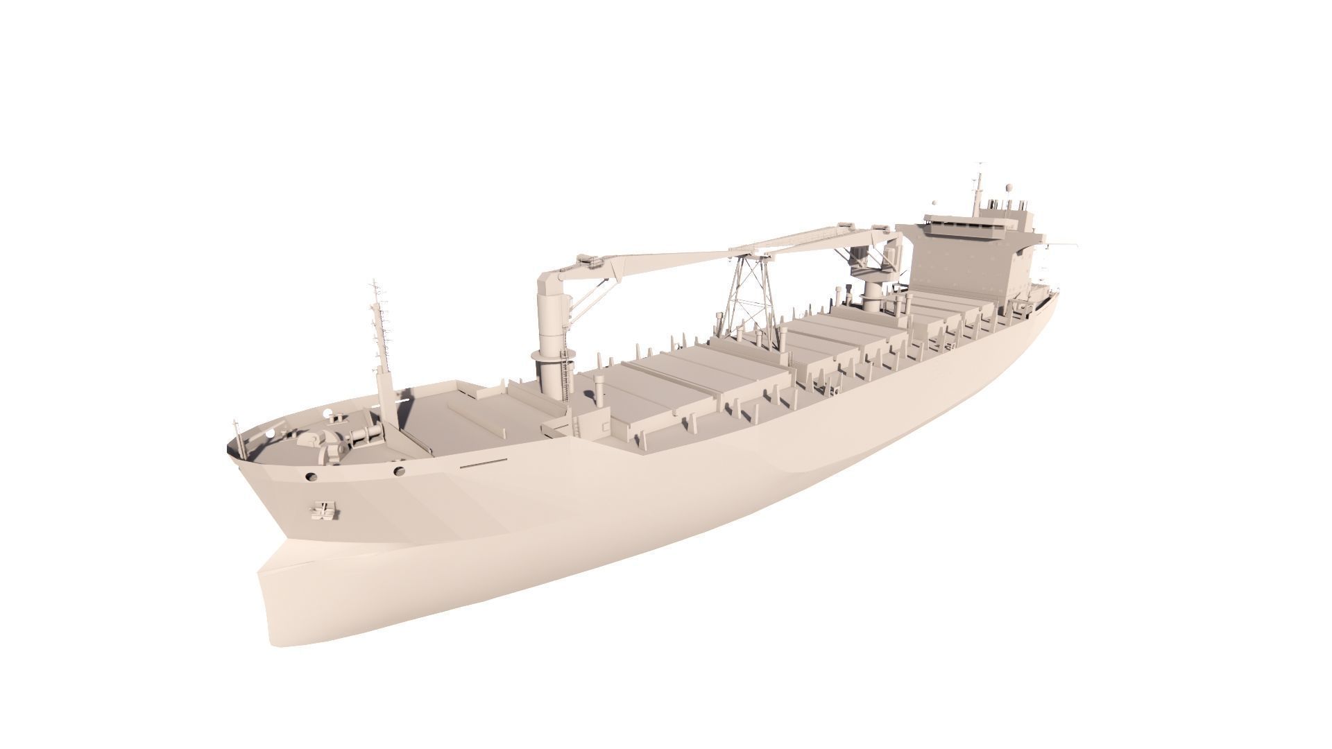 collection ships-Bulk carrier ship-tanker ship 3D model_20