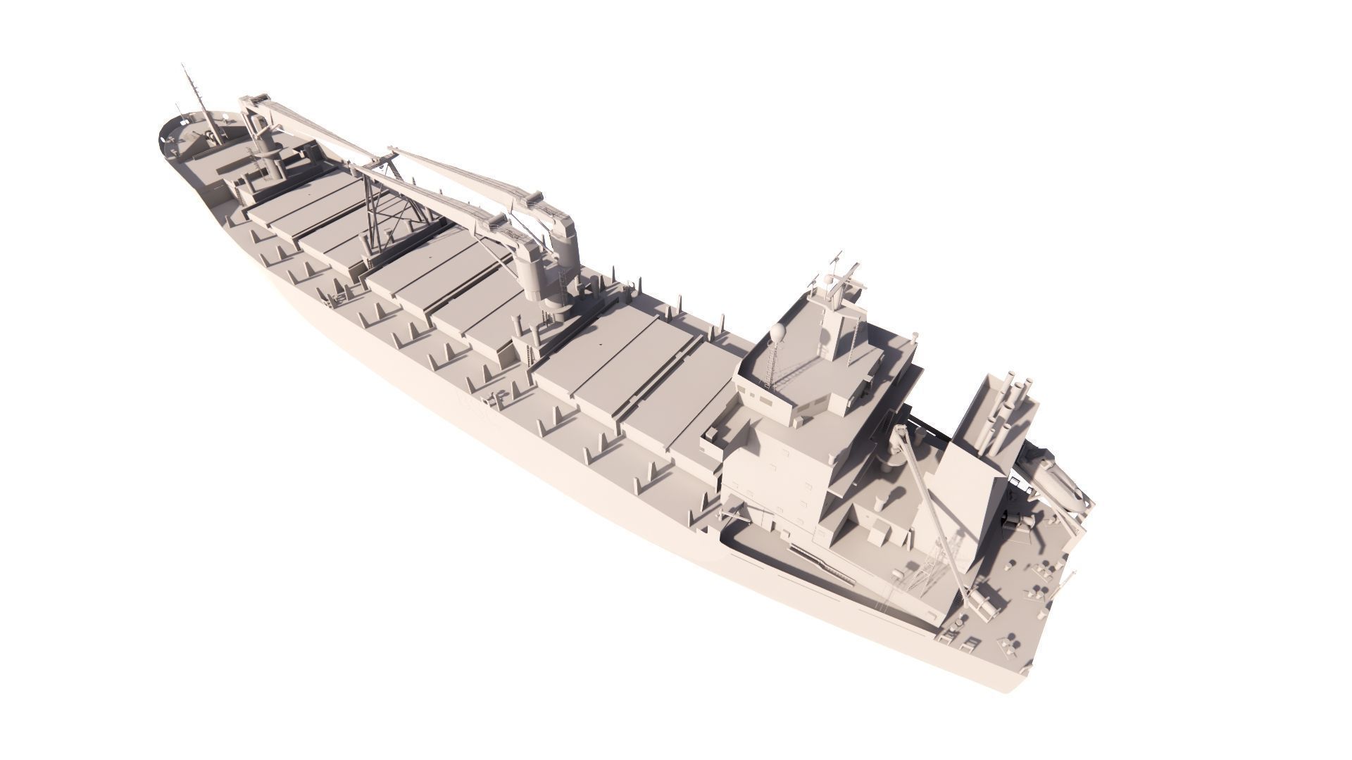 collection ships-Bulk carrier ship-tanker ship 3D model_12