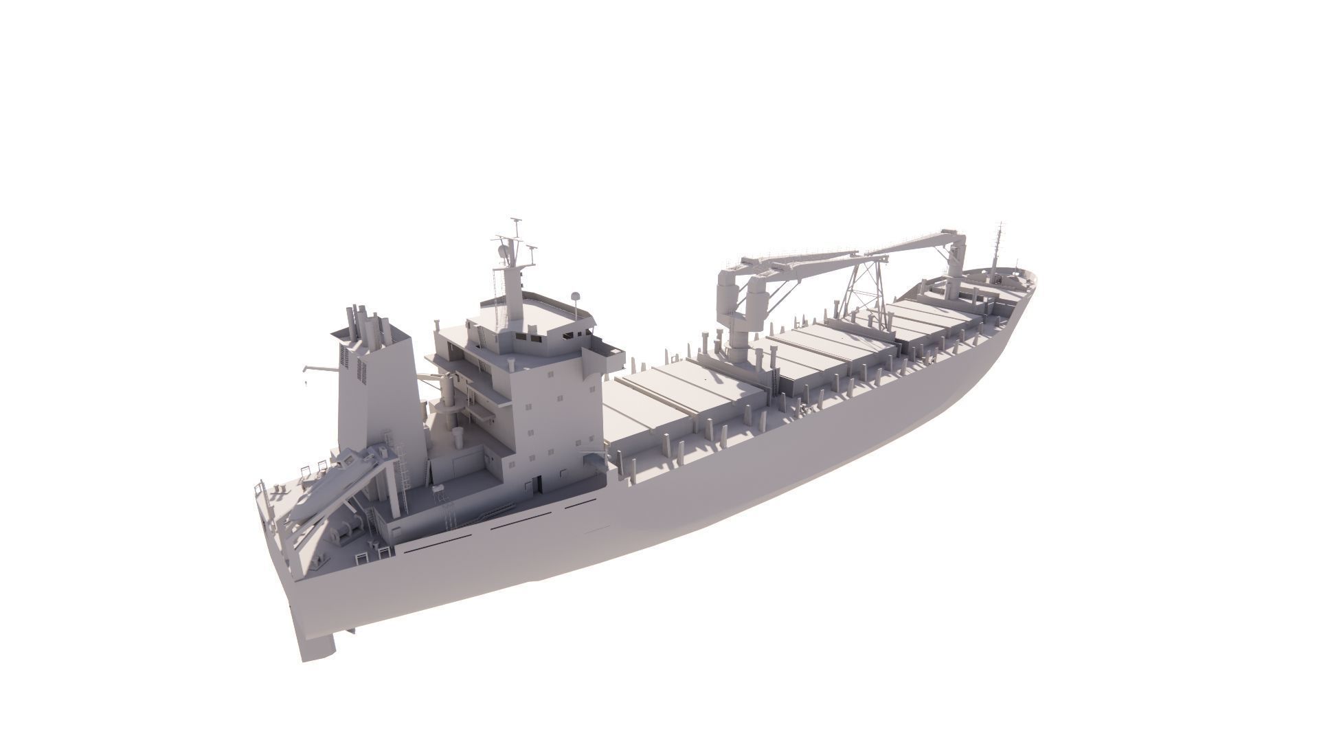 collection ships-Bulk carrier ship-tanker ship 3D model_21