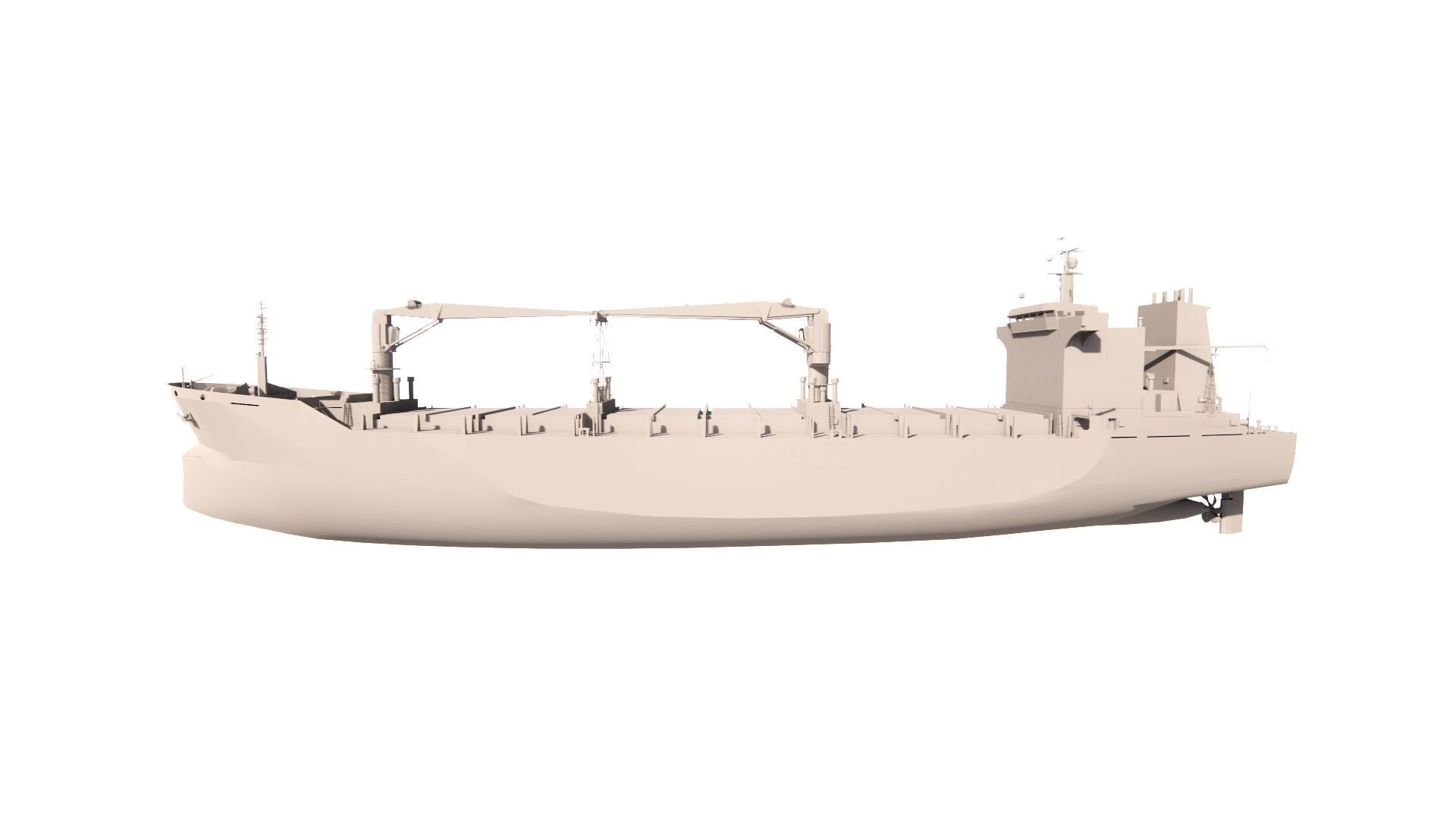 collection ships-Bulk carrier ship-tanker ship 3D model_22