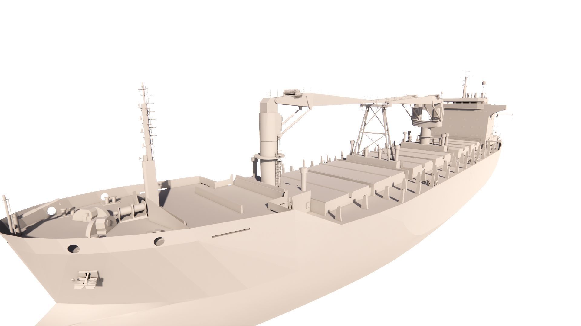 collection ships-Bulk carrier ship-tanker ship 3D model_19