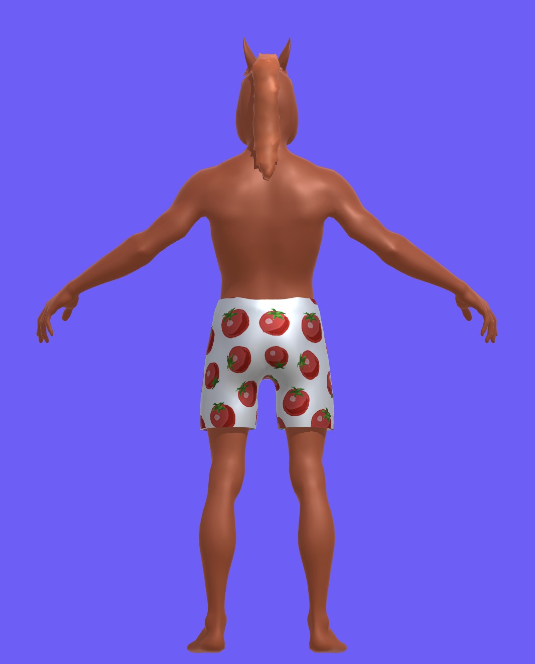 HorseMan Character 3D model_4