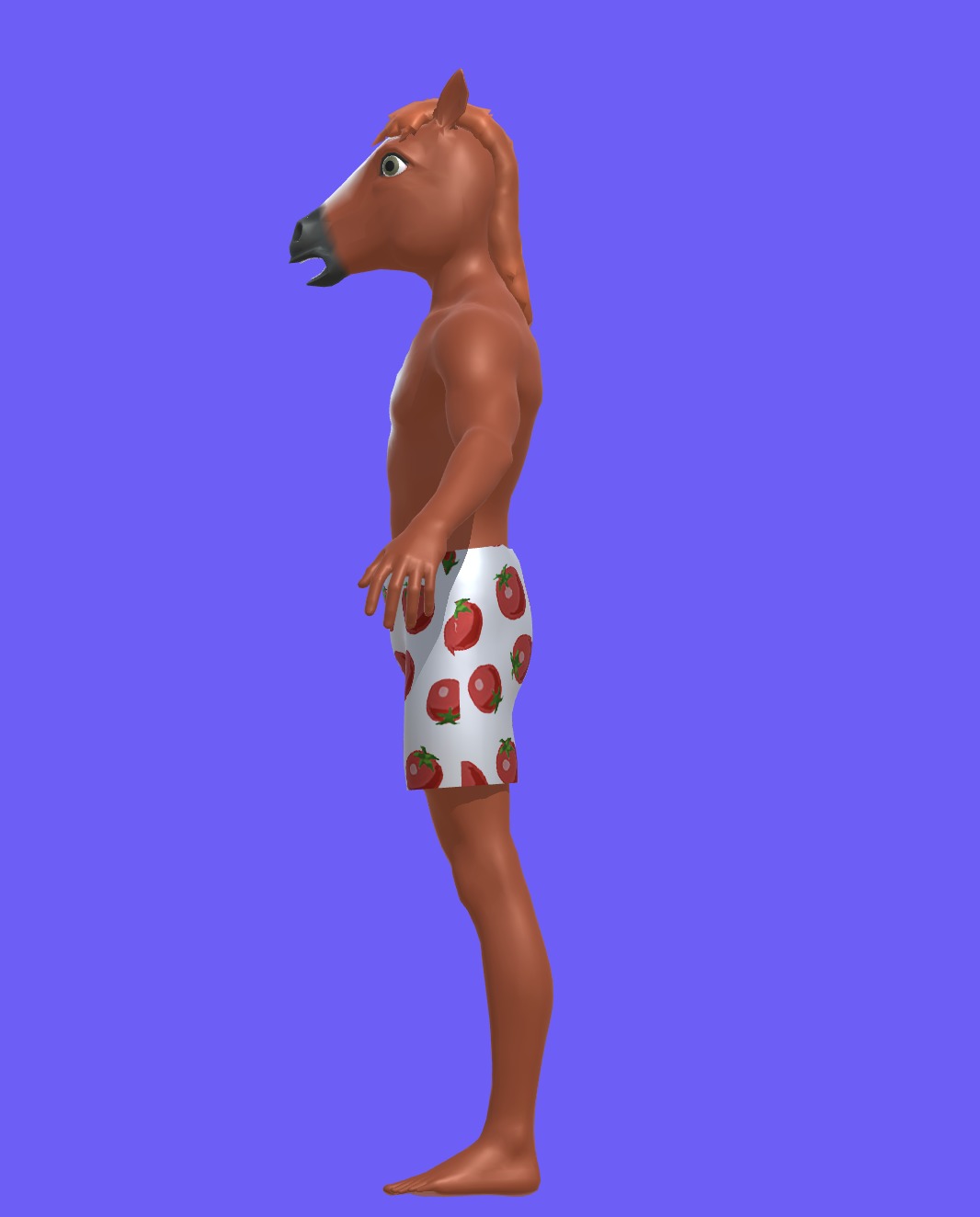 HorseMan Character 3D model_3