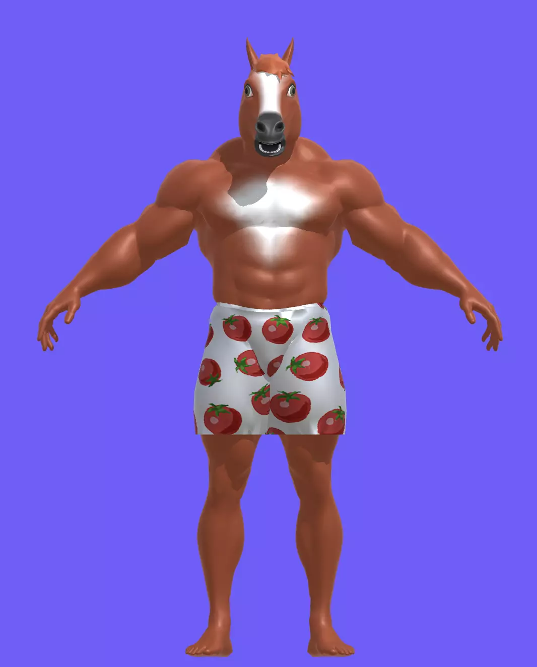 HorseMan Character 3D model_0