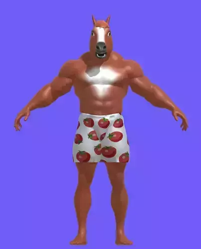 HorseMan Character 3D model
